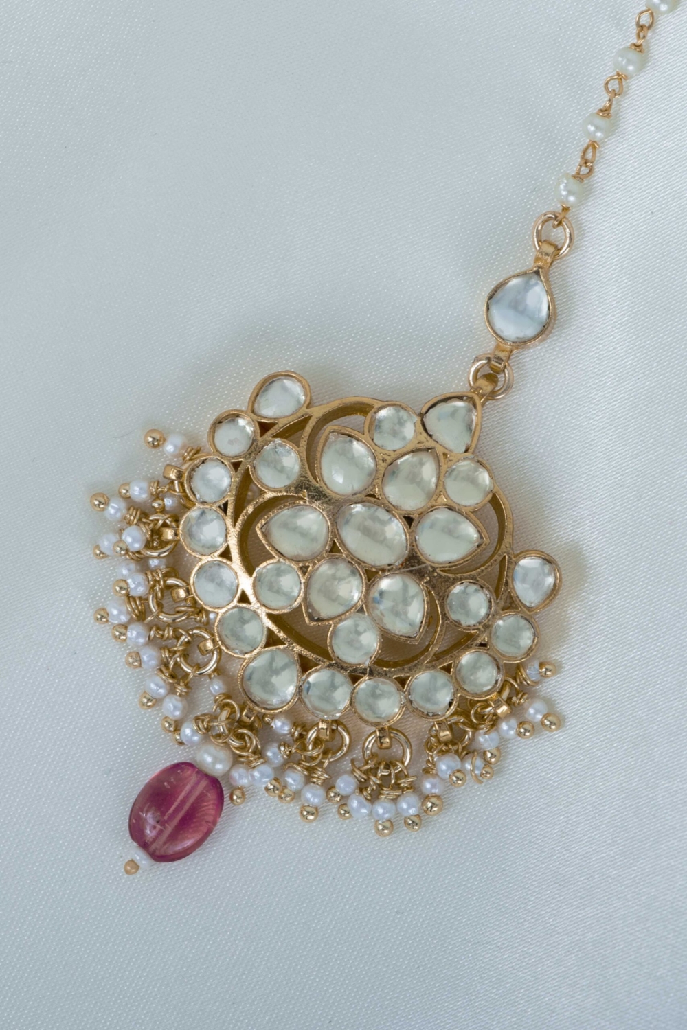 Classic pachi kundan tikka ( 2 colours ) - Image 2