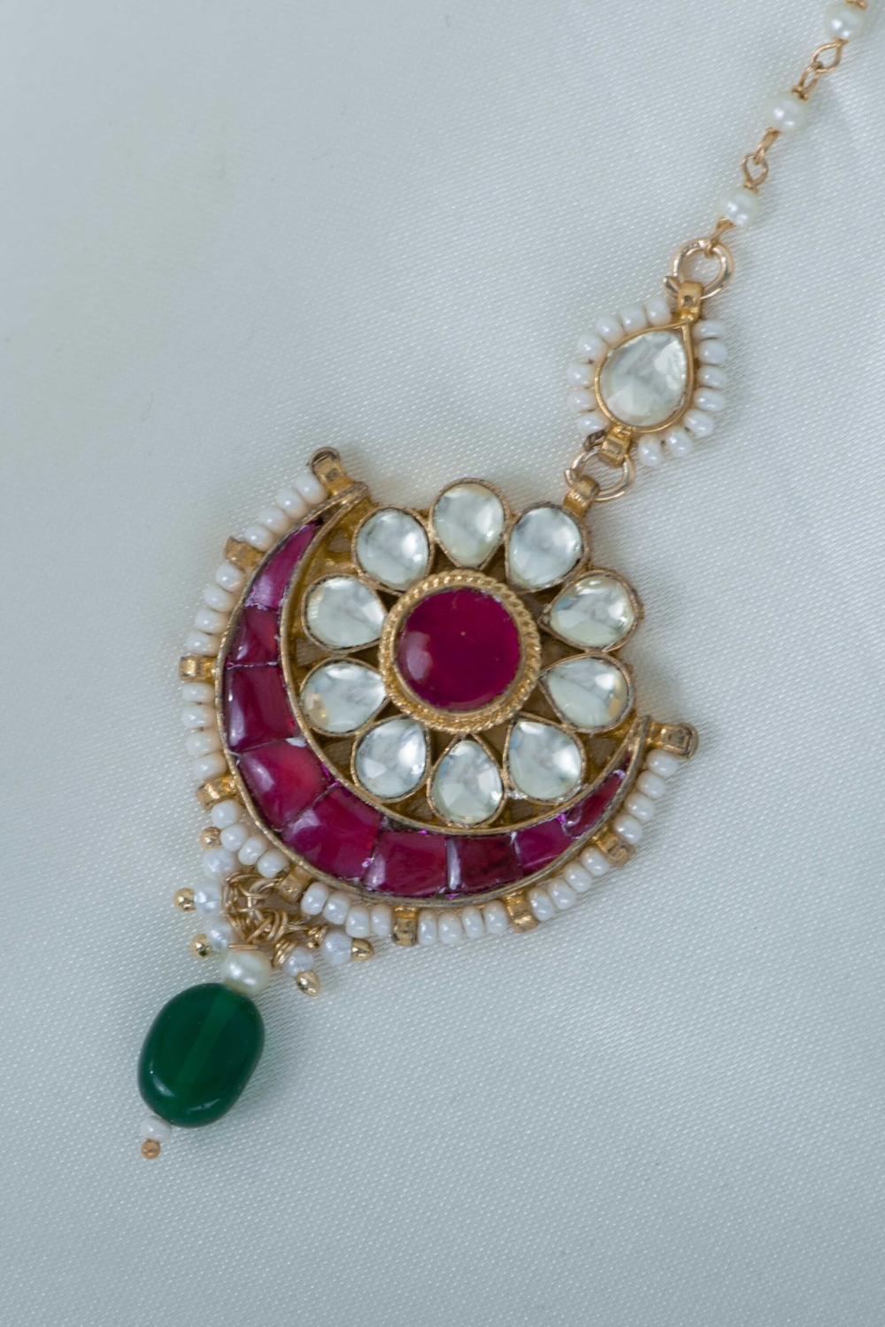 Adorable pachi kundan tikka ( 3 colours) - Image 2