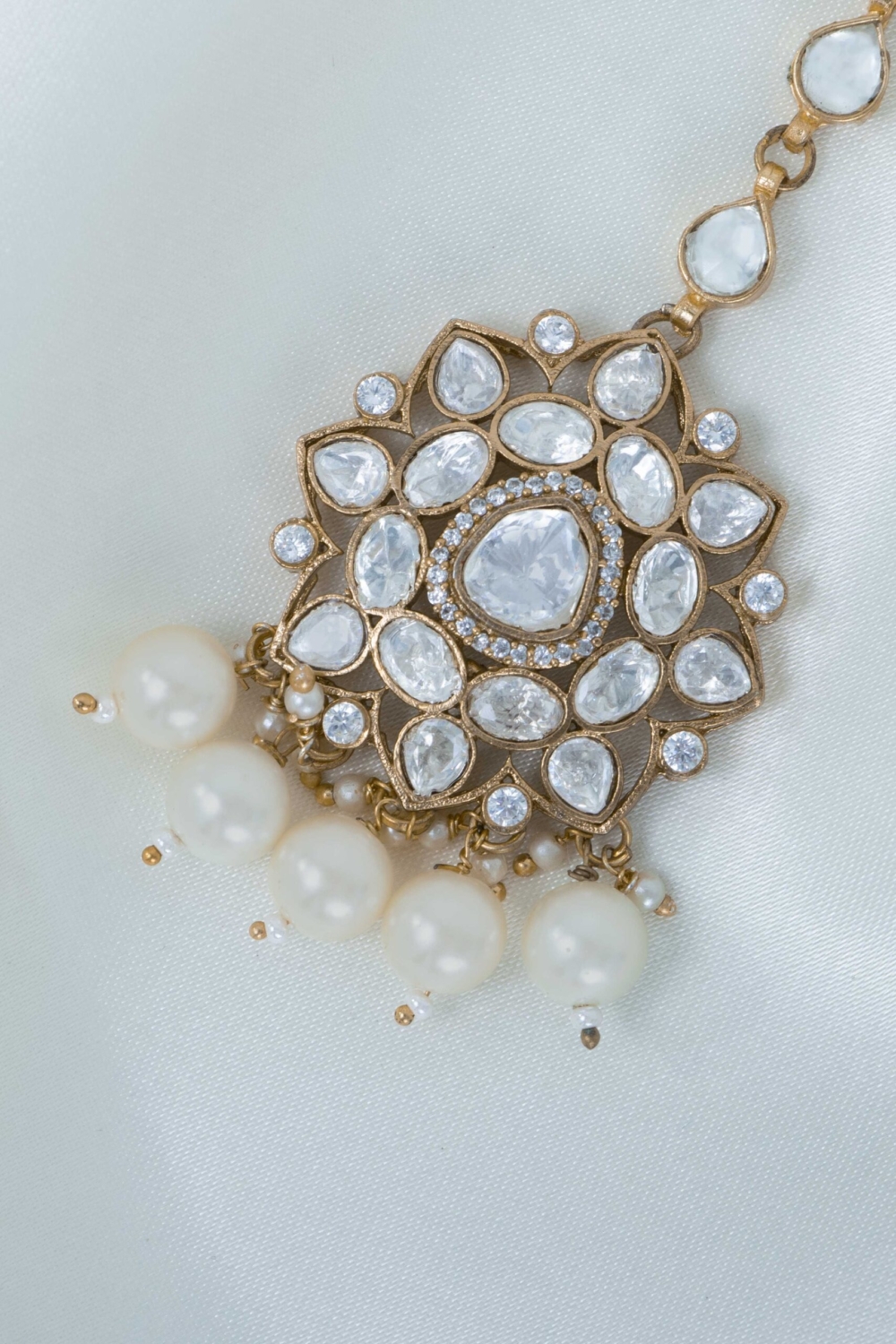 Moissanite maang tikka - Image 2