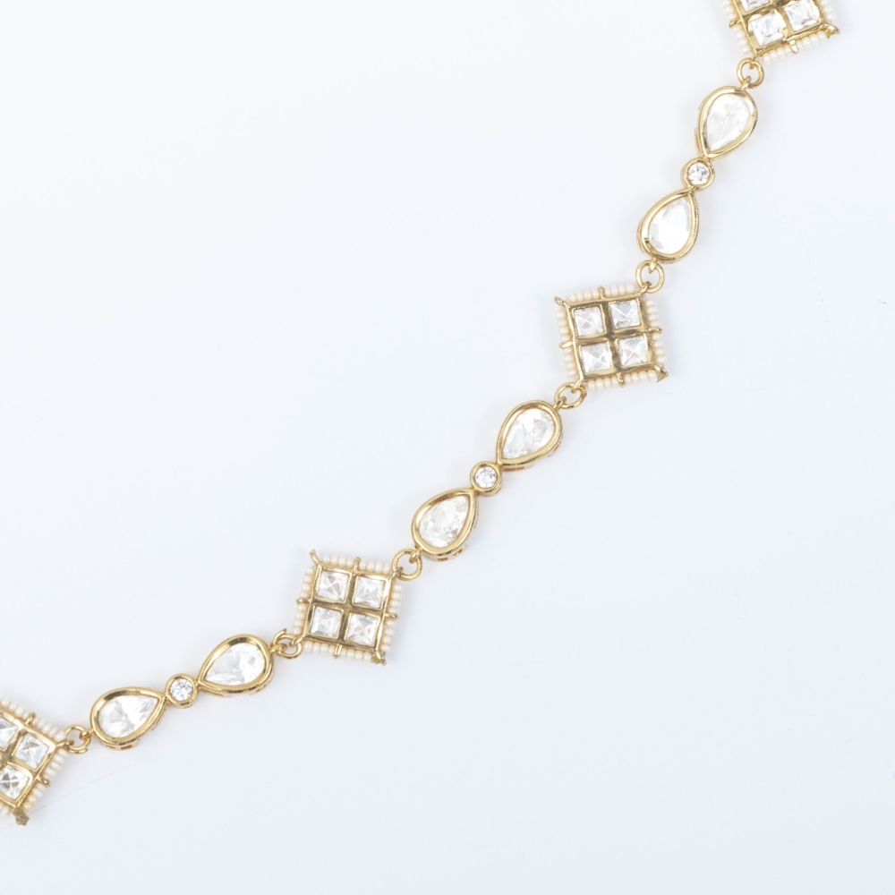 Classic uncut polki kundan mathapatti - Image 2