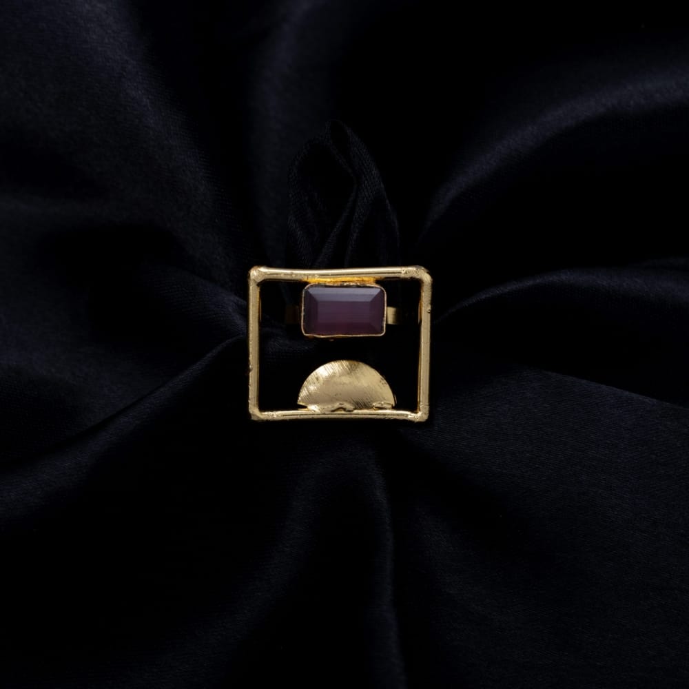 Classy indowestern finger ring
