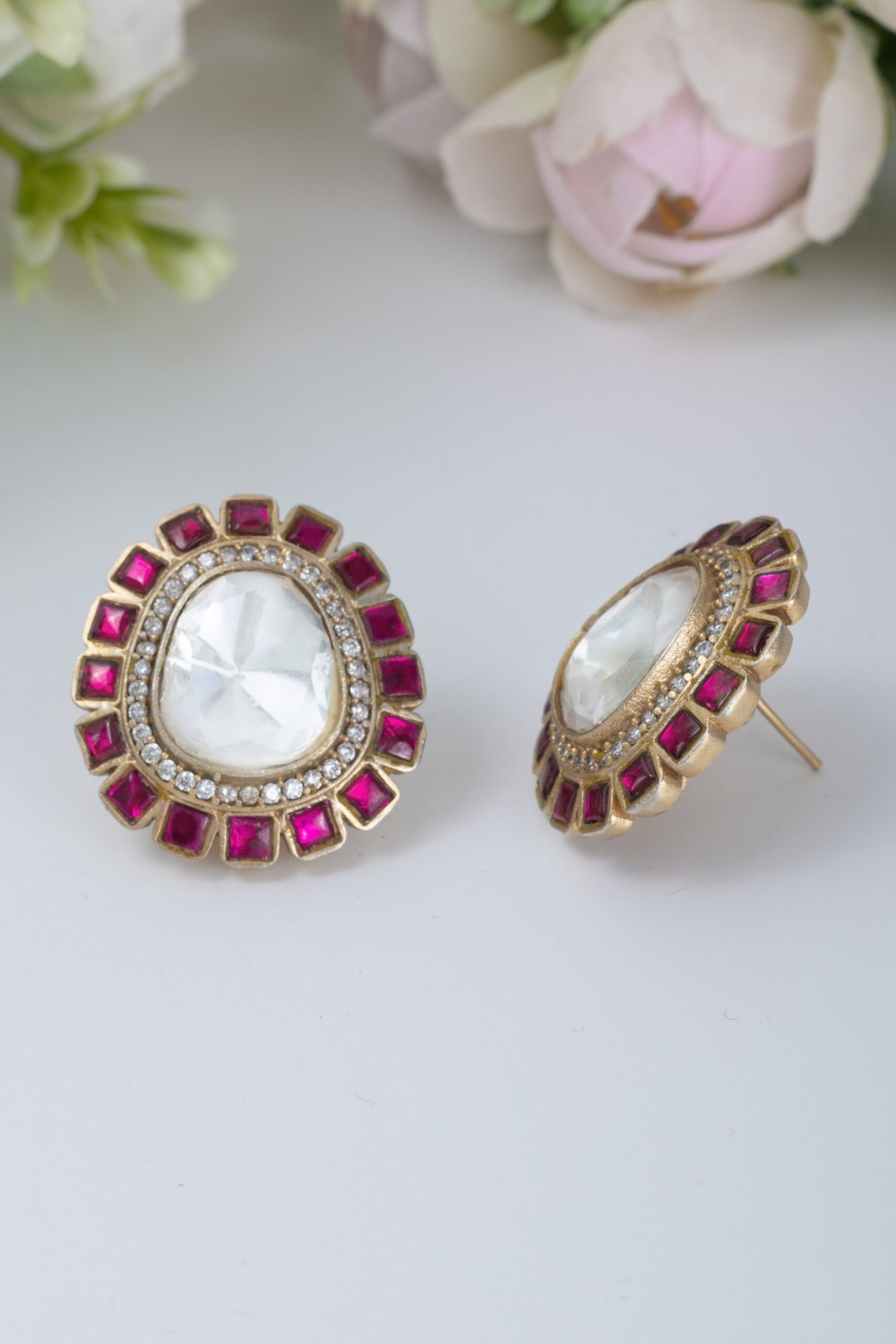 Classic kundan stud - Image 2