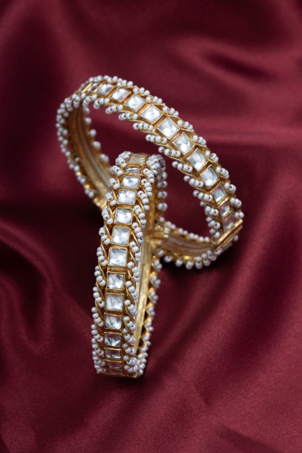 Pachikundan bangles