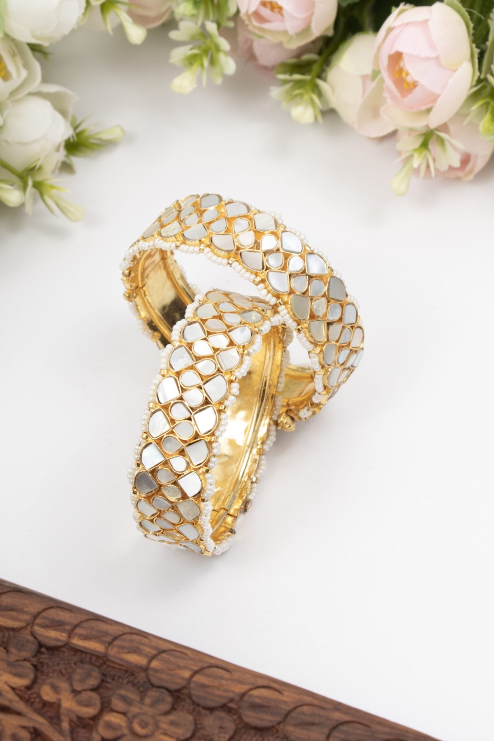 Snow Crystal Bangle