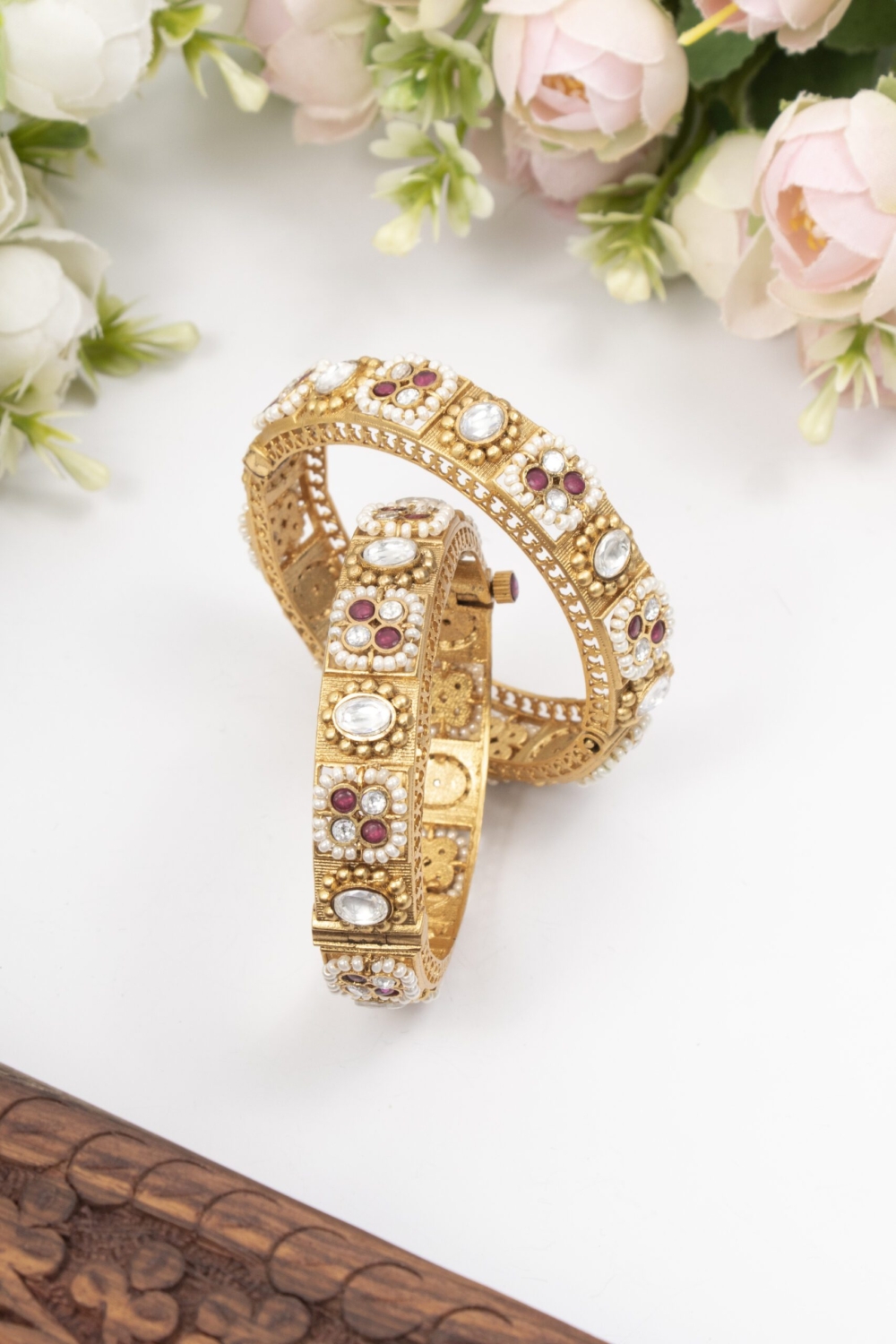 White Aura Bangle