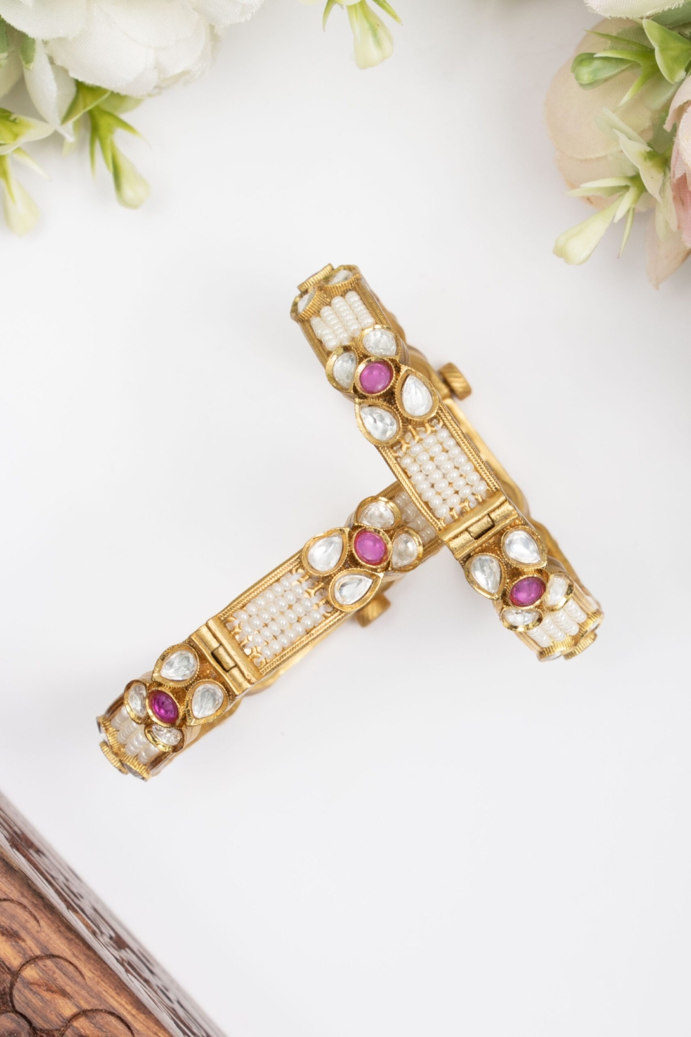 antique kundan bangle - Image 2