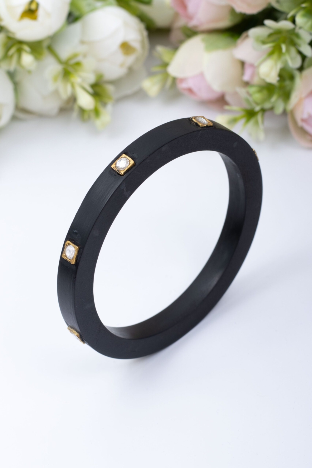 Classic wooden x Jadau bangle - Image 2