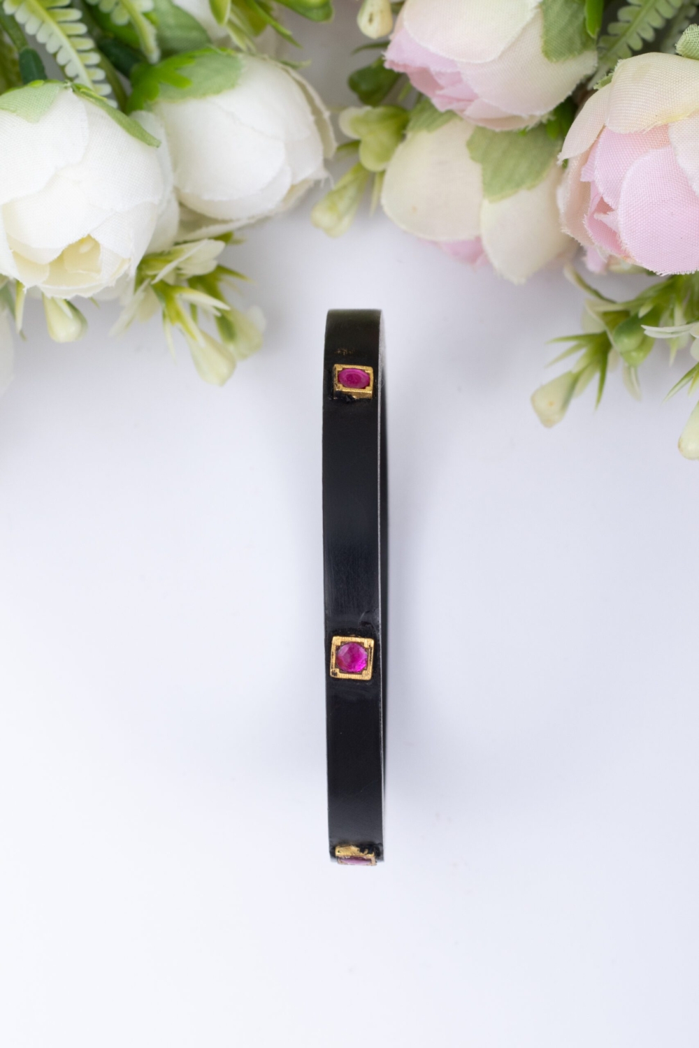 Classic wooden x Jadau bangle