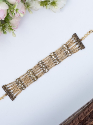 White Jadau Bracelet