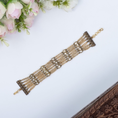 White Jadau Bracelet
