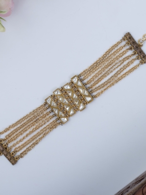 Celestial Jadau Hand Bracelet