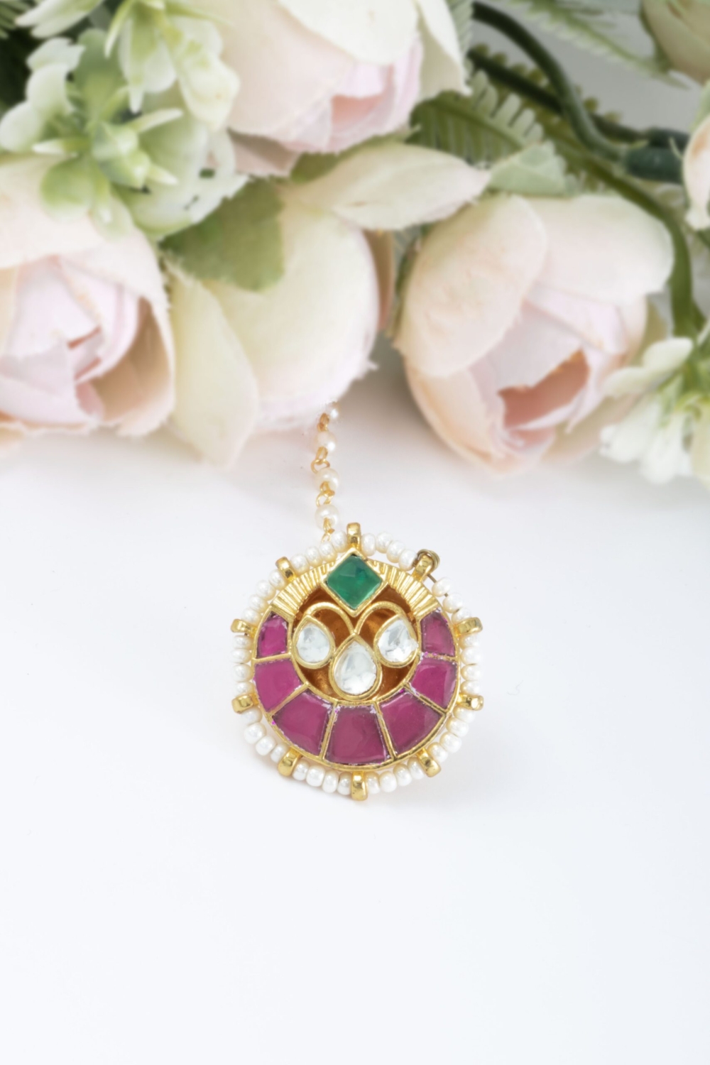 Charming Kundan Mini Bore - Image 2