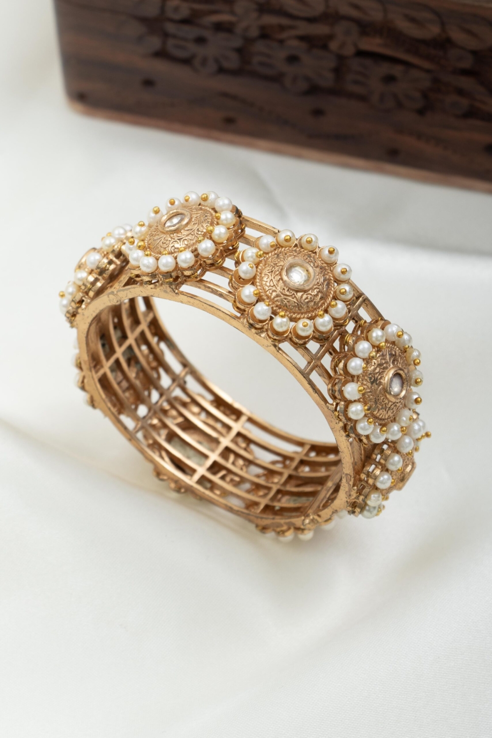 Uncut Floral Delight Kada - Image 2