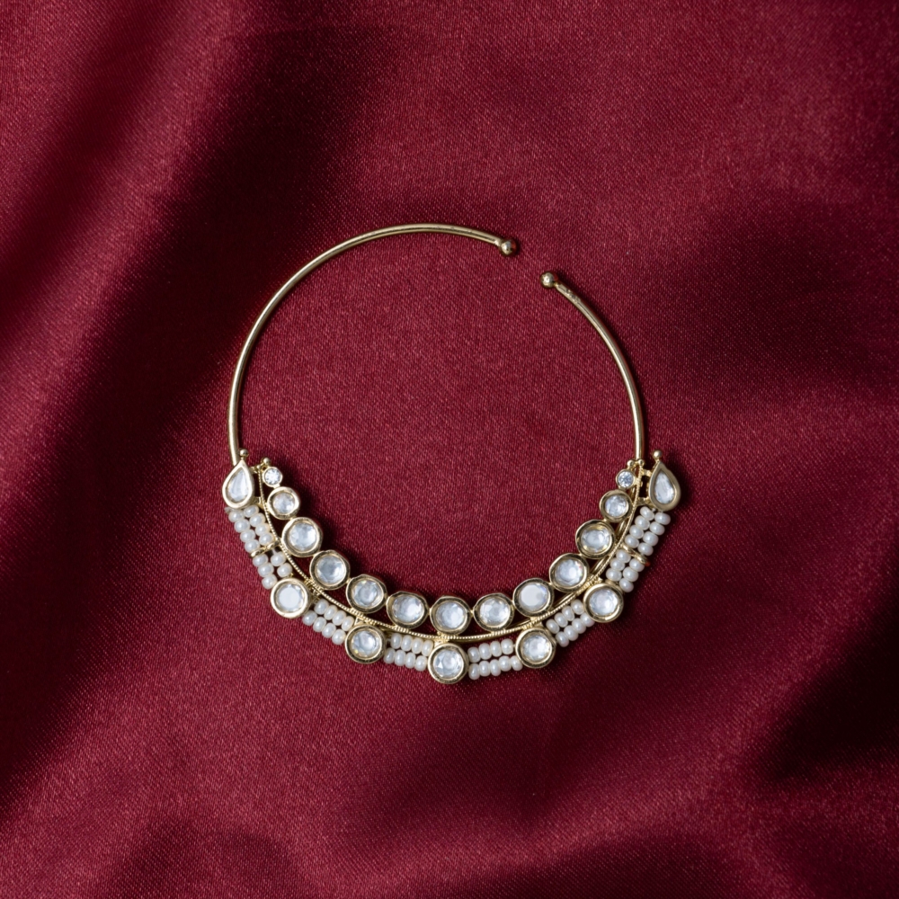 Pearl Harmony Kundan Nath