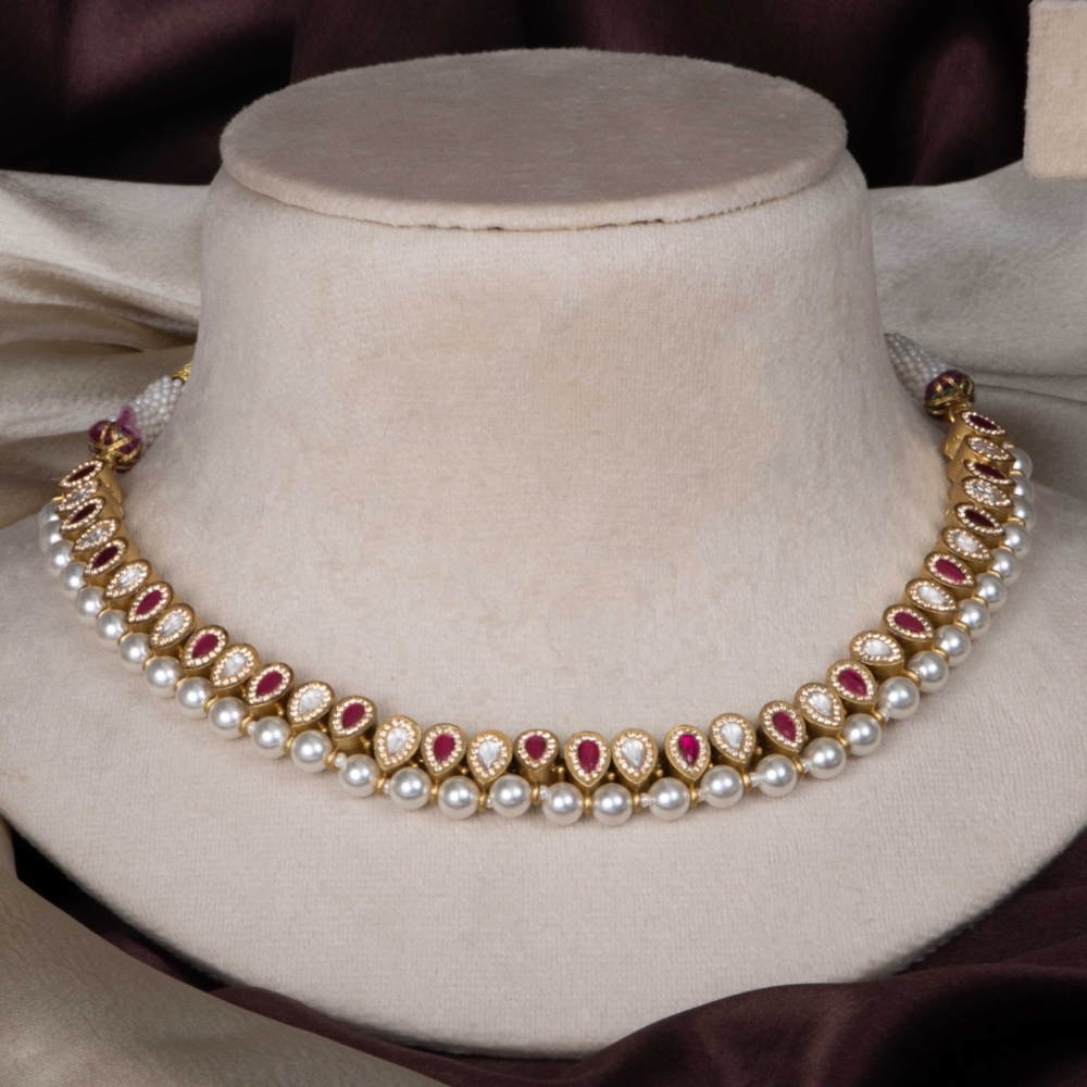 Pure Line Kundan Set - Image 2