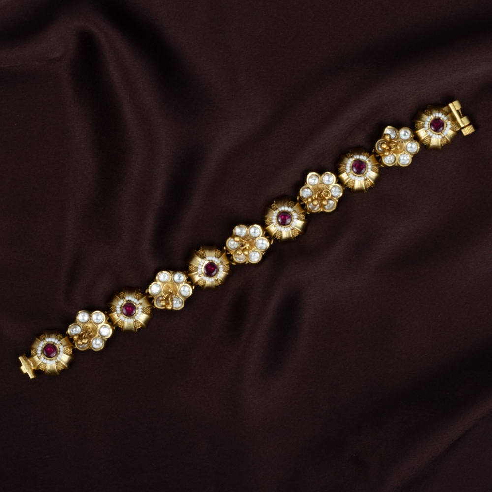 Antique Gold plated Gajra - Image 2