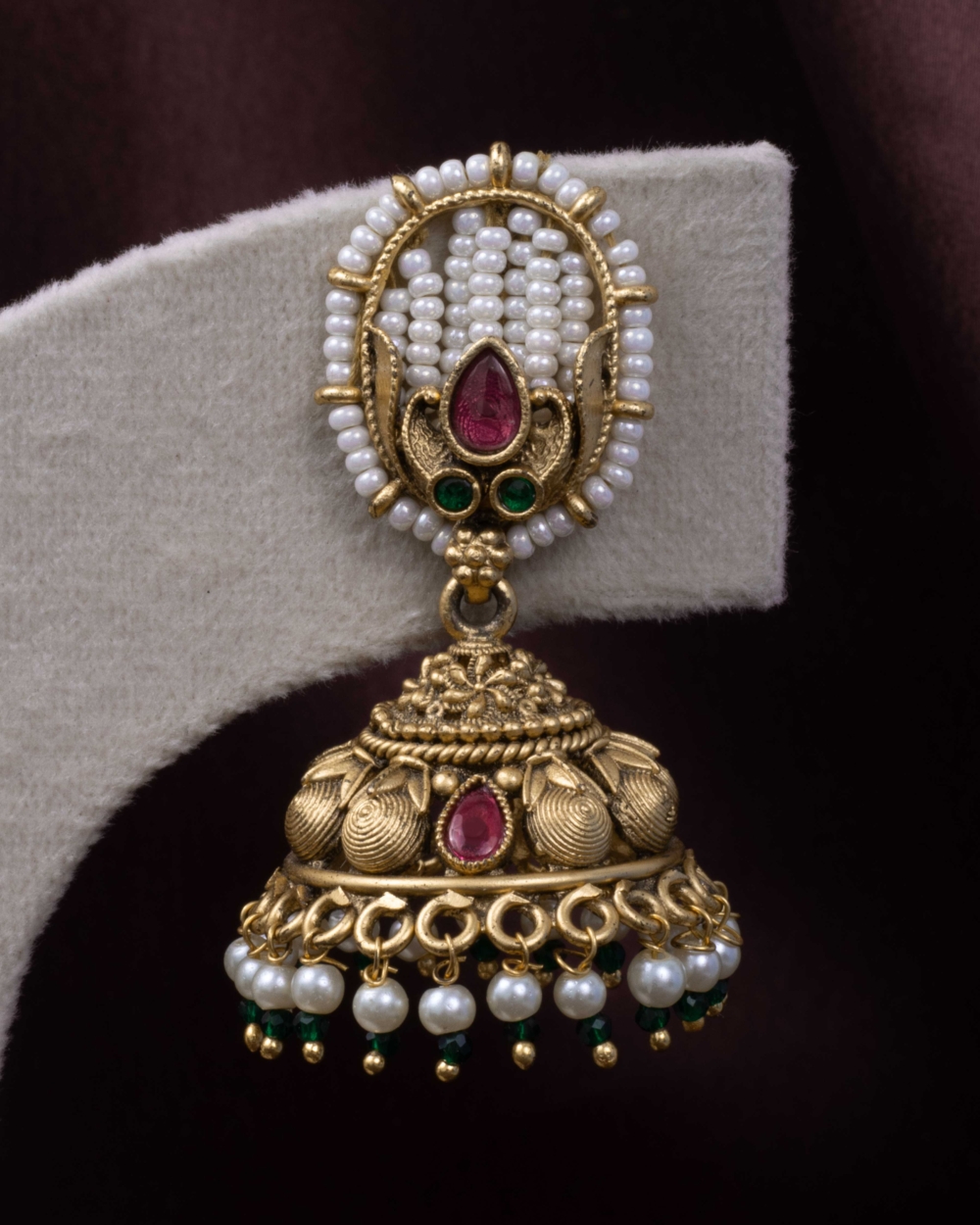 Polki Mini Jhumkas