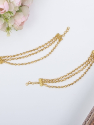 Attractive 3layer gold plated balls maatal